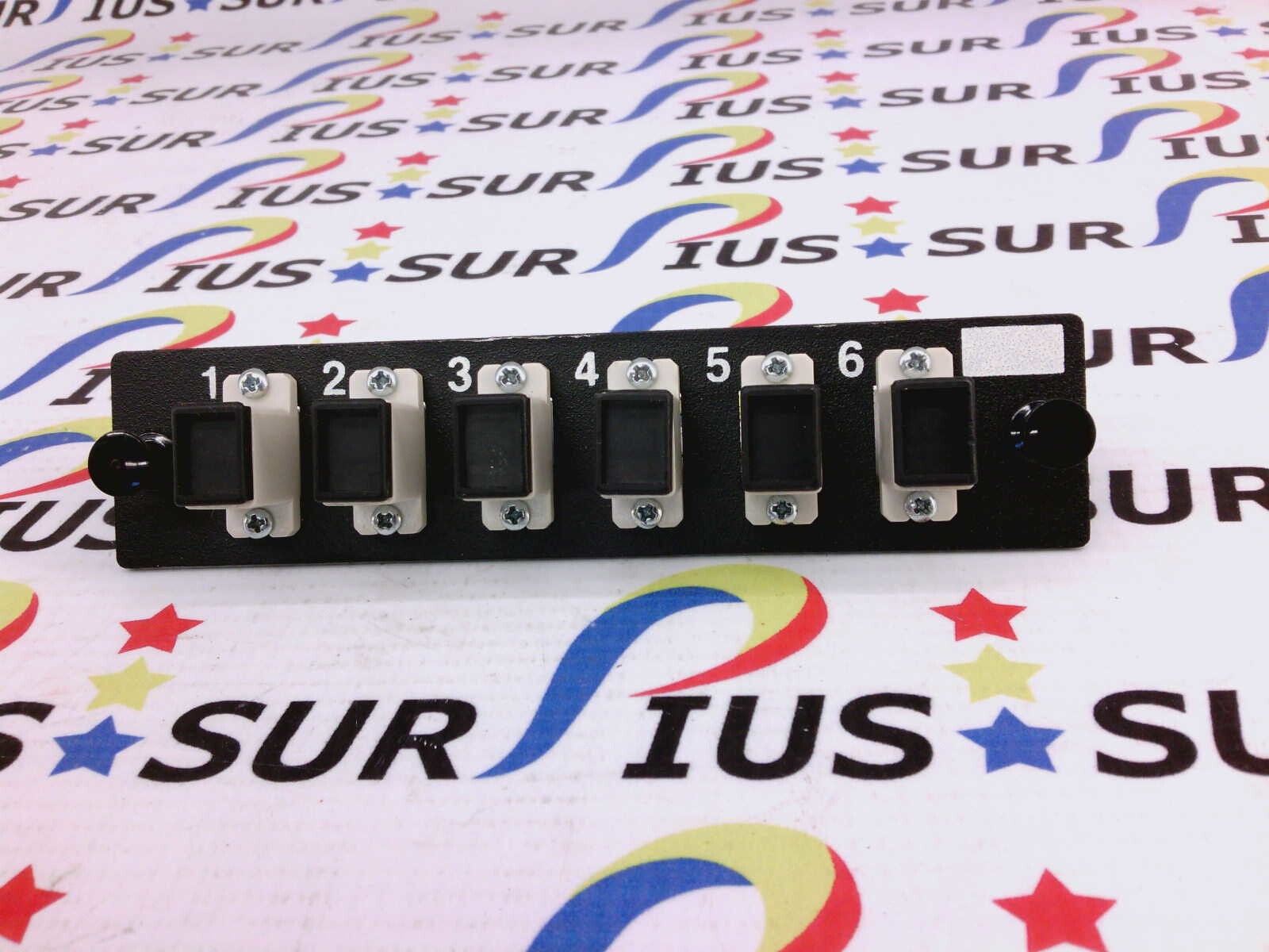 USSP Ortronics 6 MTRJ 12 Fiber Multimode Fiber Optic Adapter Panel OR-615MTRJMM6