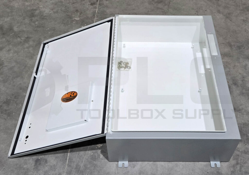 NEW AMFCO AB362410LP NEMA 12 ELECTRICAL ENCLOSURE, 36″ X 24″ X 10″