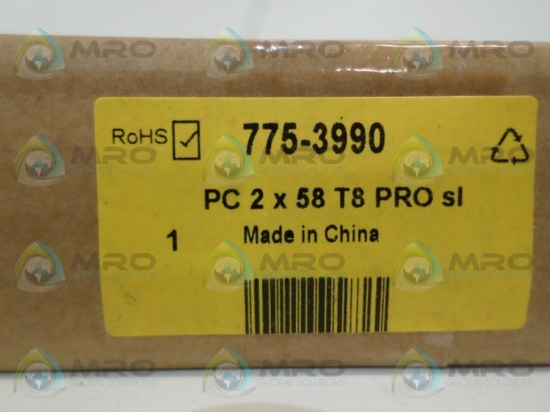TRIDONIC 22185218 PC2X58T8PROSI 775-3990 DIGITAL BALLAST NSMP