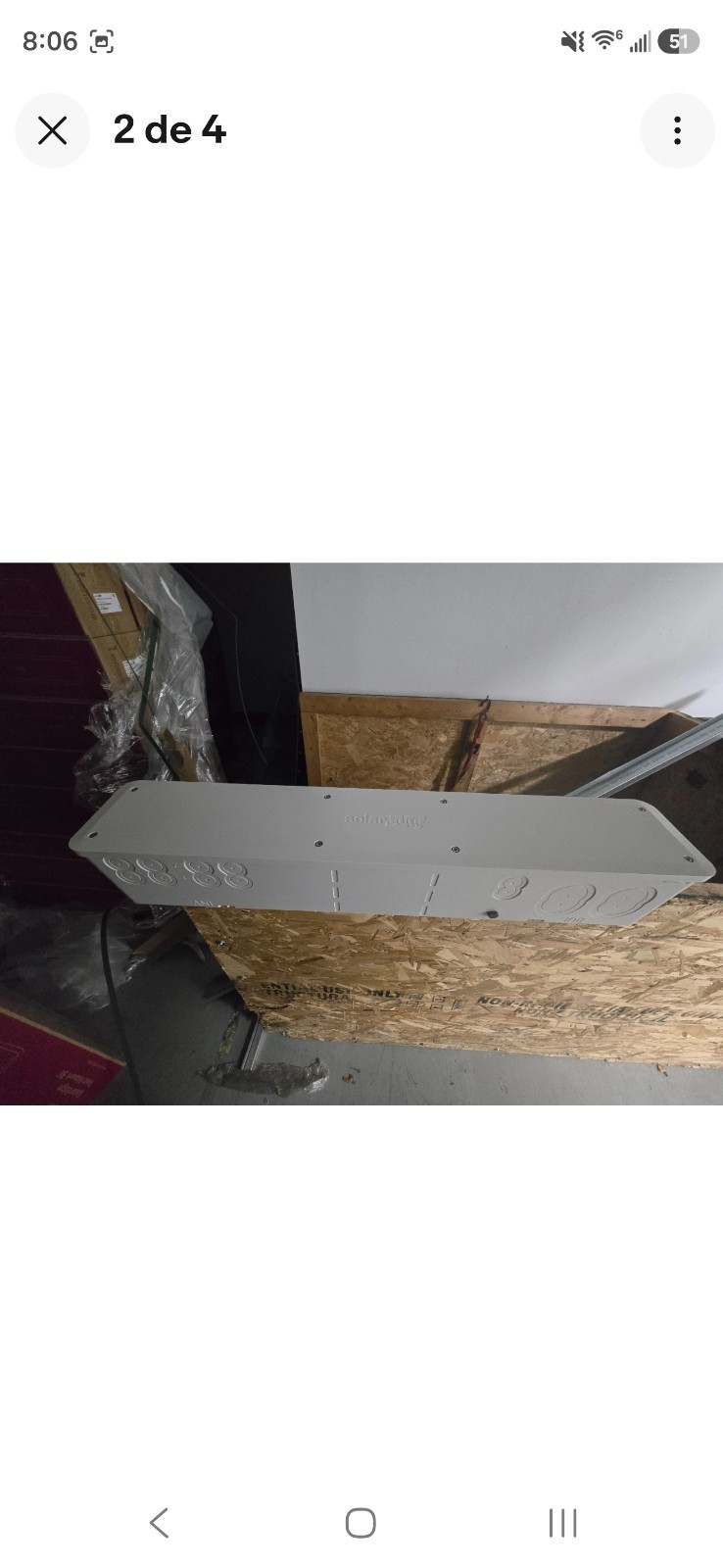 SOLAREDGE FAST MOUNT GUTTER SEFM-36 IAC-SEFM-36BUV3-01