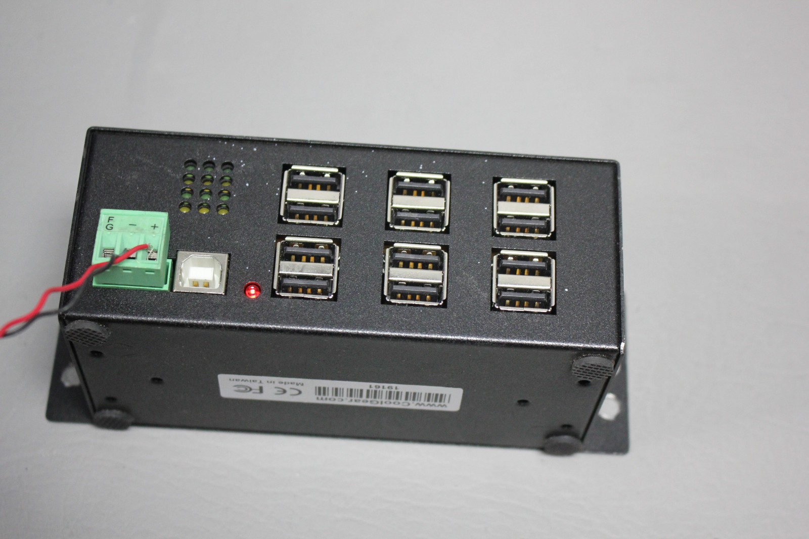 COOLGEAR 12 PORT INDUSTRIAL USB HUB USBG-12U3ML