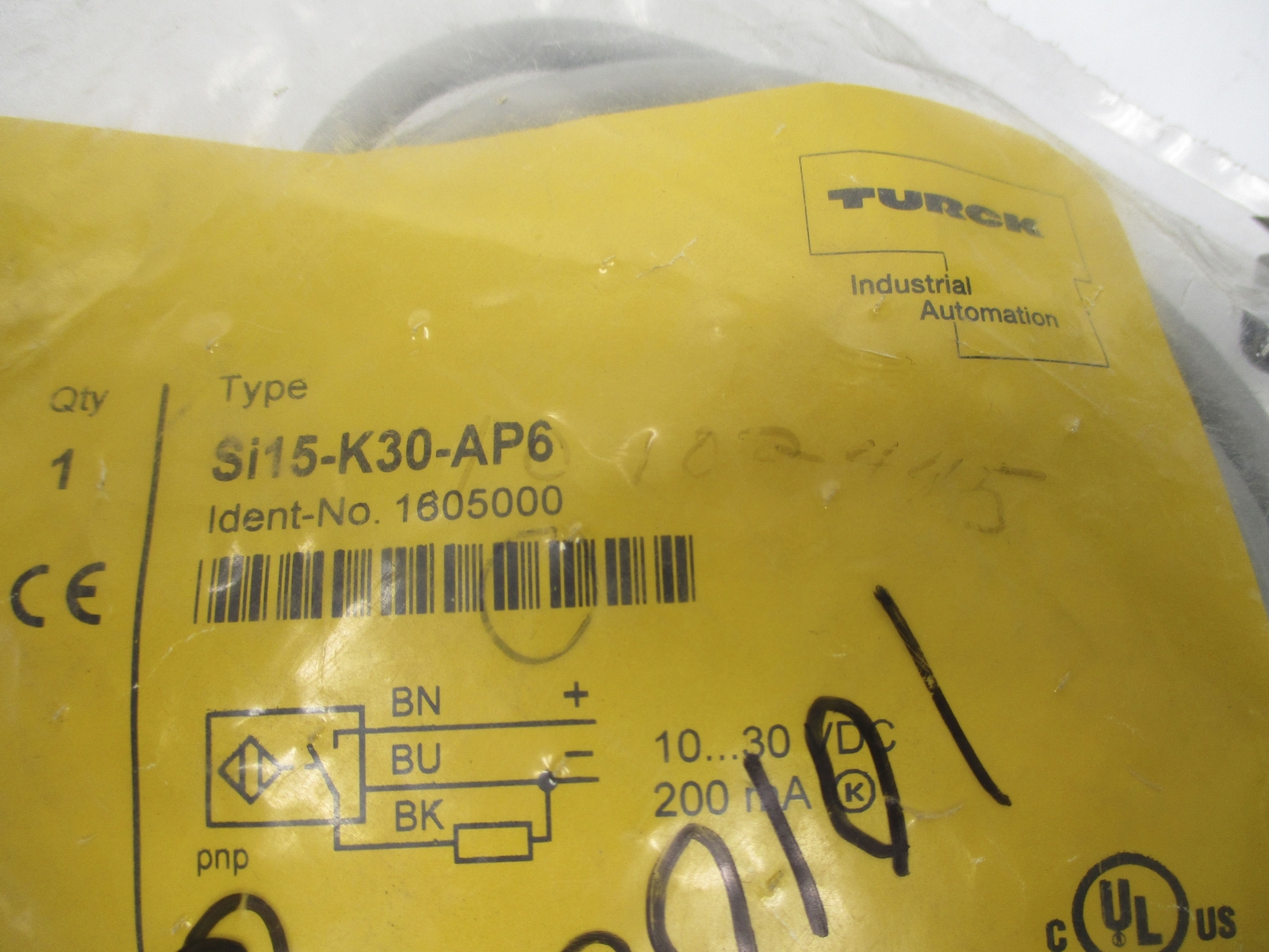 TURCK SI15-K30-AP6 1605000 10-30VDC NSMP