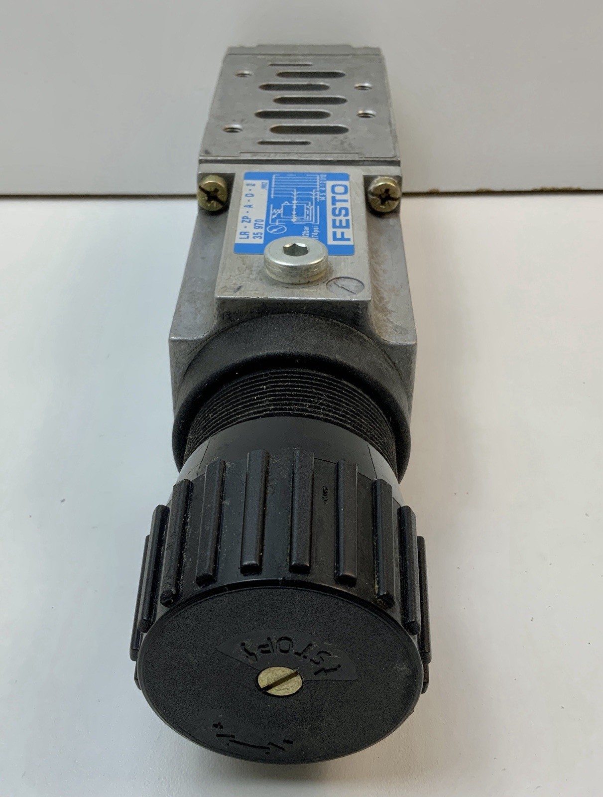 Festo LR-ZP-A-D-2 INTERMEDIATE PRESSURE REGULATOR PLATE 12bar 174psi (35970)