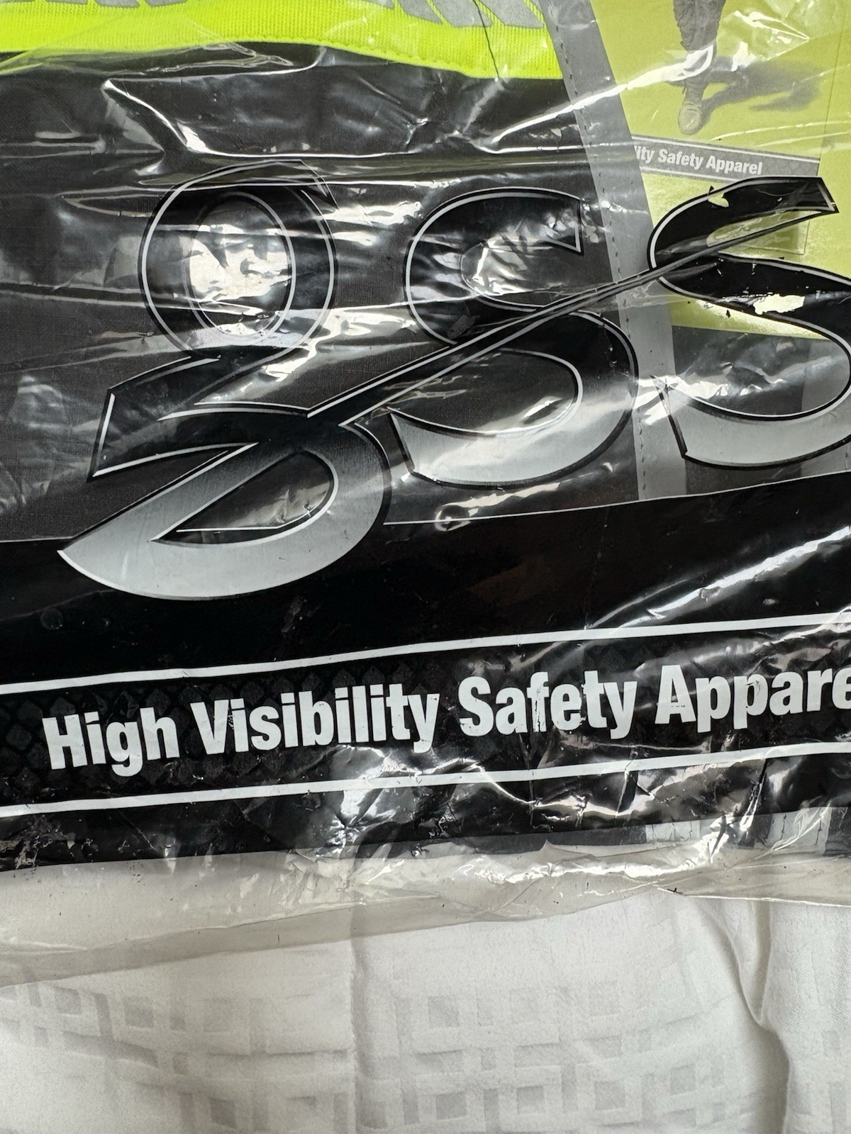 GSS Safety 1513-2XL High Visibility Vest 2X Black Onyx Zipper Pocket Surveyor