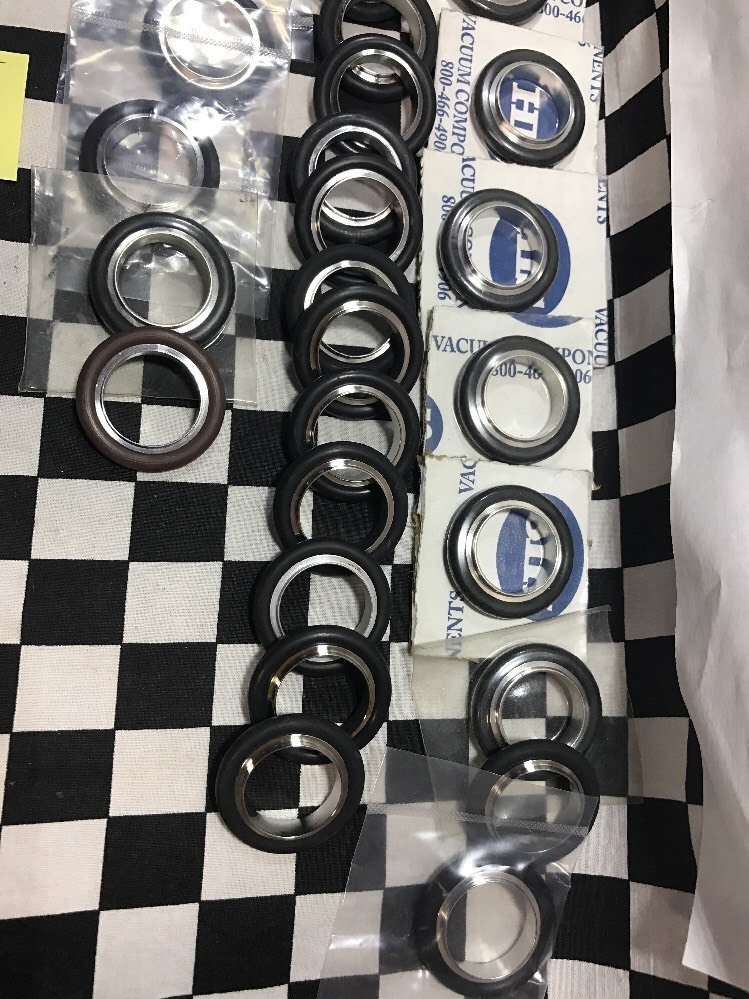 Lot Of 22, MDC VACUUM NW25 Centering Ring, SST, SHIPSAMEDAY #136AD