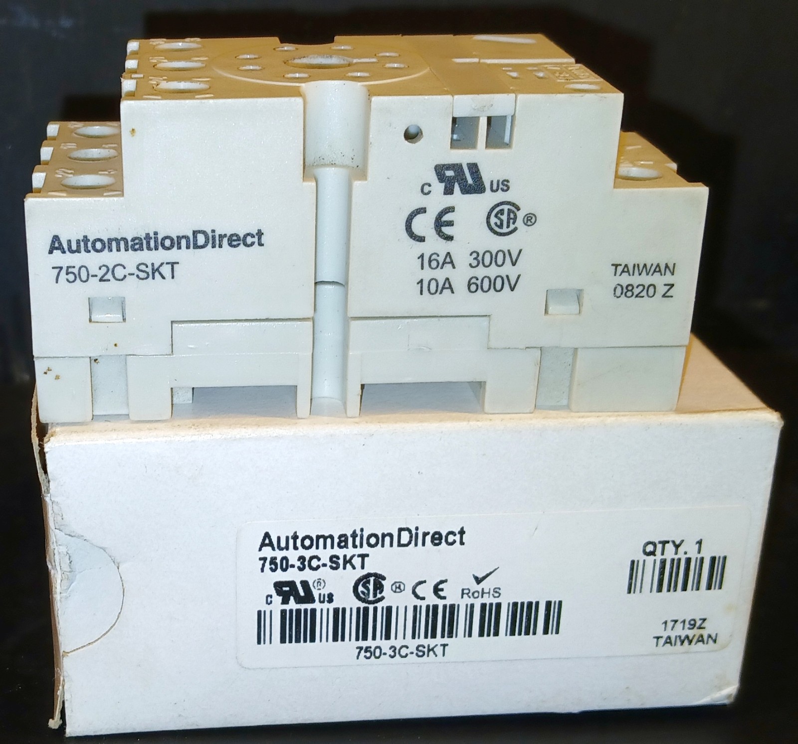 1 NEW AUTOMATION DIRECT 750-3C-SKT RELAY SOCKET NIB ***MAKE OFFER***
