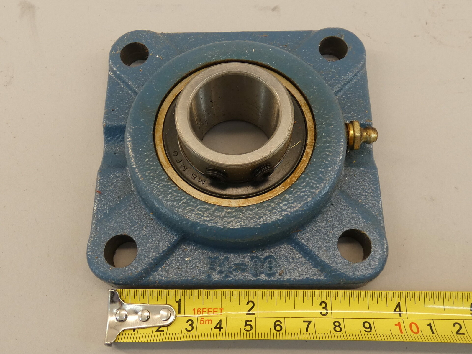 MB FC4-25-1 Bearing 1-3/16 inch ID Ball Flanged Four Bolt Set Screw Locking N…