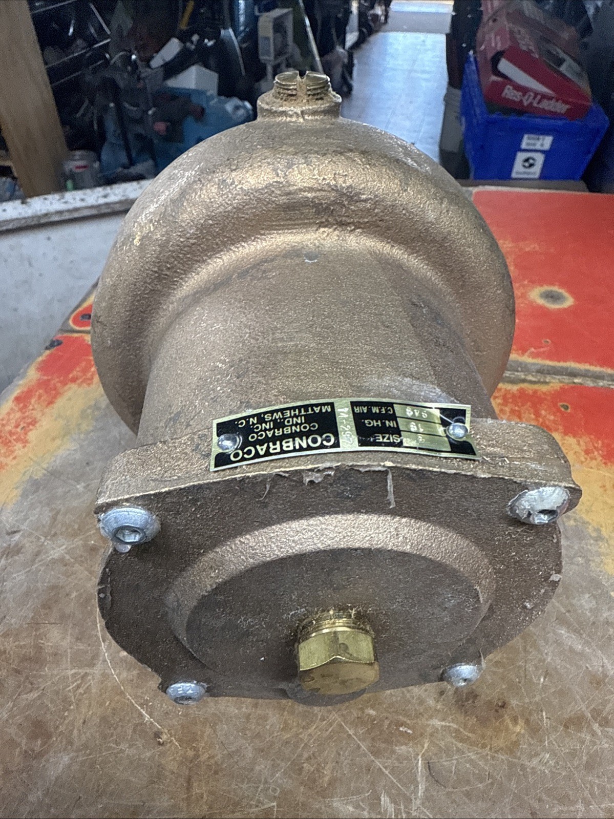 Conbraco 3″ Inlet 3″ Outlet High Capacity Steam Valve 15 Max psi, Bronze 14-297