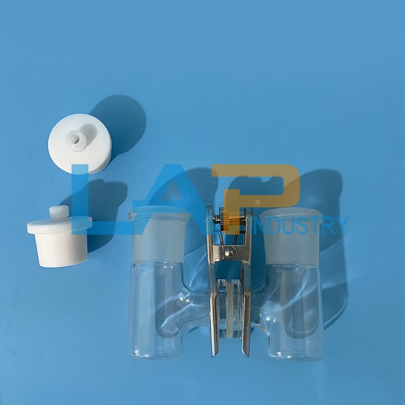 Exchangeable membrane H-type electrolytic cell CH2010 5-5ml 2-electrode system