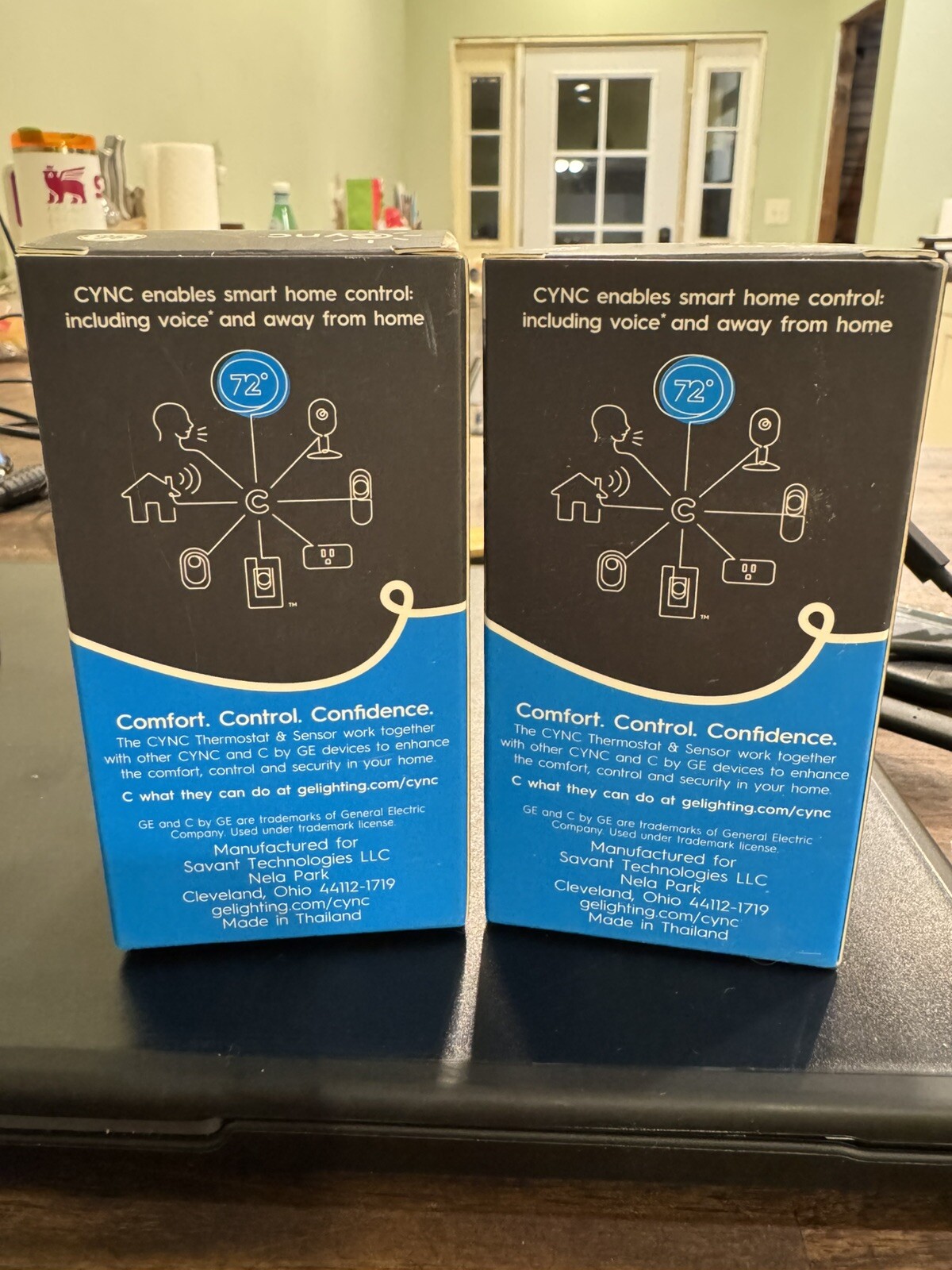 Cync by GE CWLTSBLNWN1-1 Room Temperature Sensor (2x)