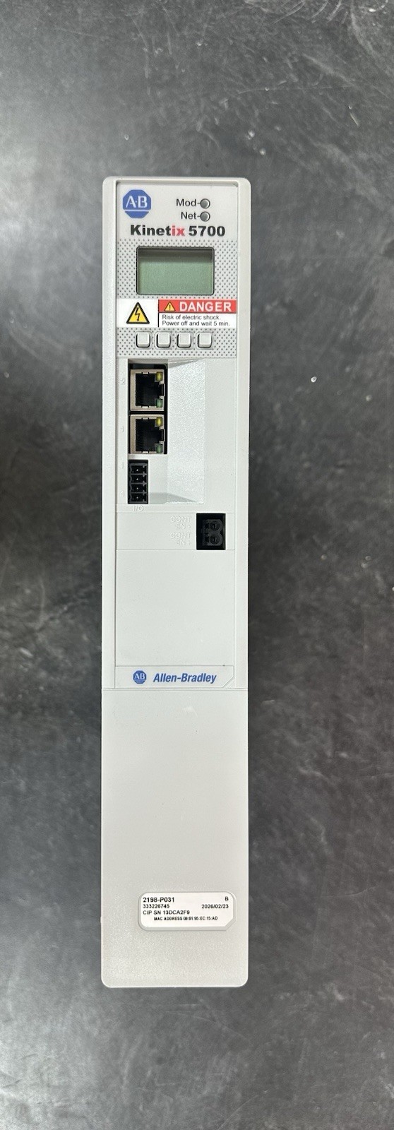 Allen Bradley 2198-P031 7 kW, 324-528 VDC, Kinetix 5700 DC Bus Supply. New 2026