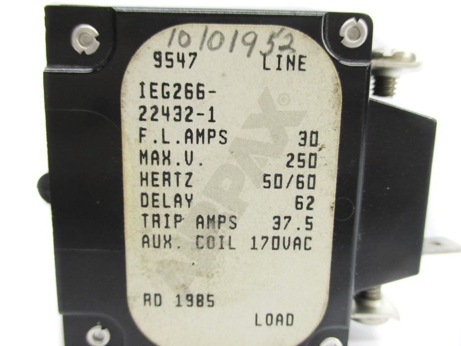 AIRPAX IEG266-22432-1 30A 250V NSNP