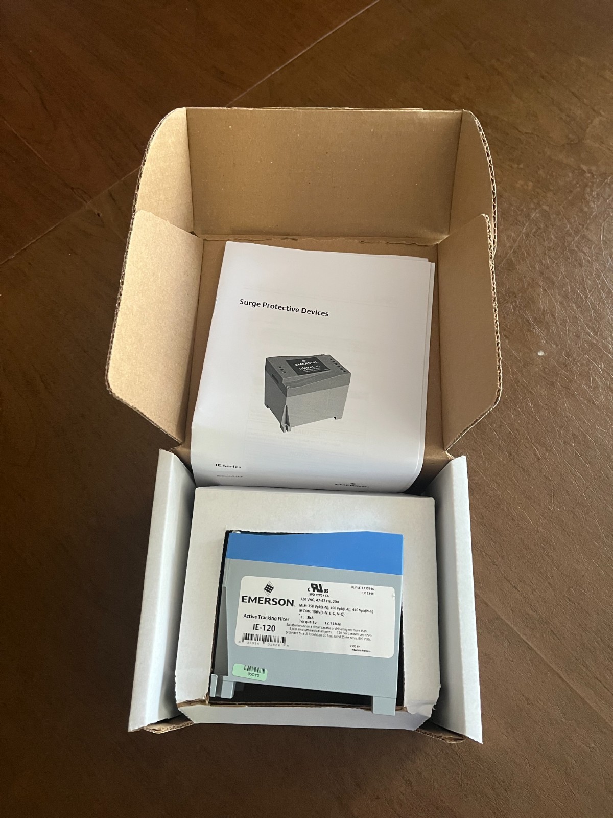 Islatrol IE120 Active Tracking Series connected filter, 120V, 20Amp (Emerson)