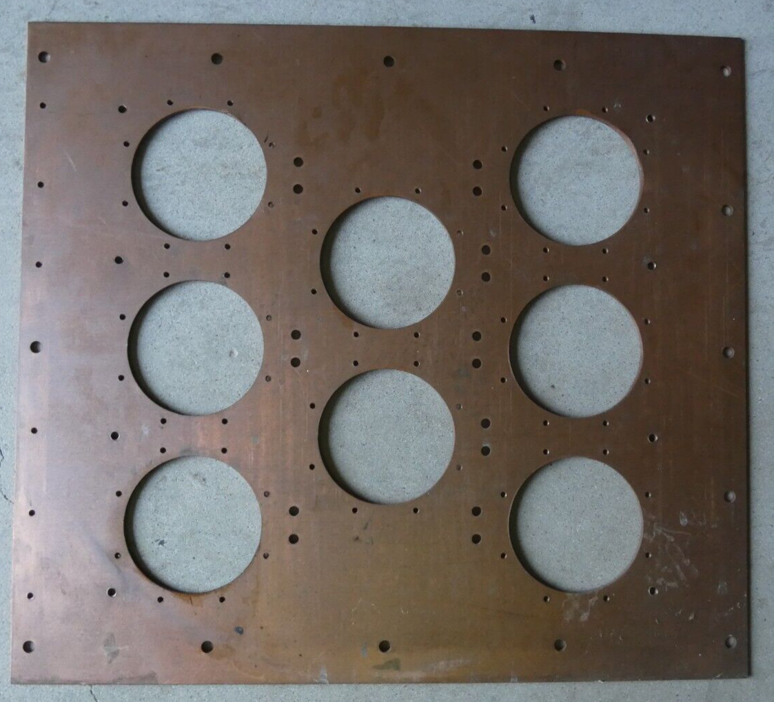 New 8 Port Modular Earthed Entrance Panel 8PEEP-M – Missing 4 Sandwich Bars.