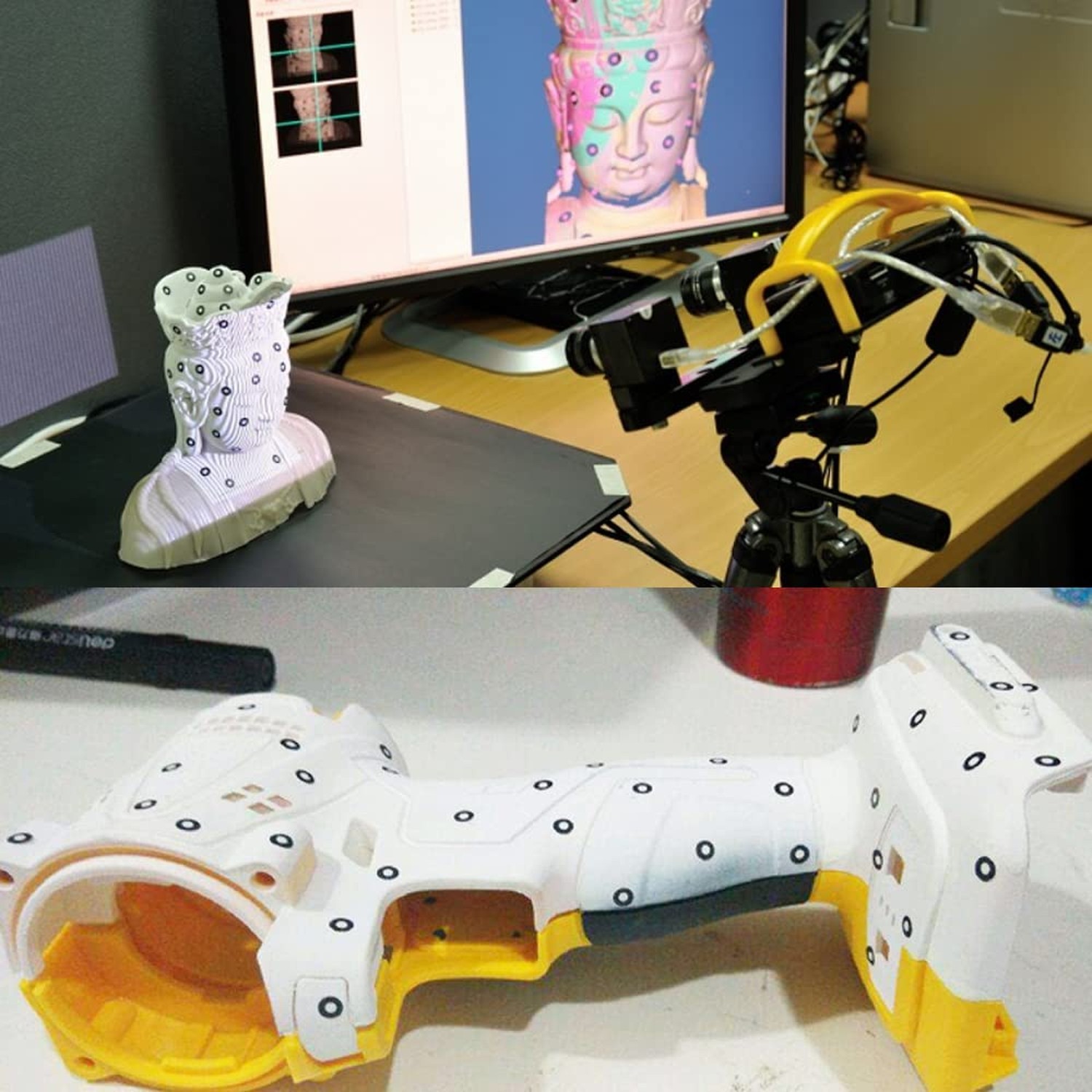 6.0 mm 3D Scanning Marker for 3D Scanner, 3D Tracking Dot Reference Point Mar…
