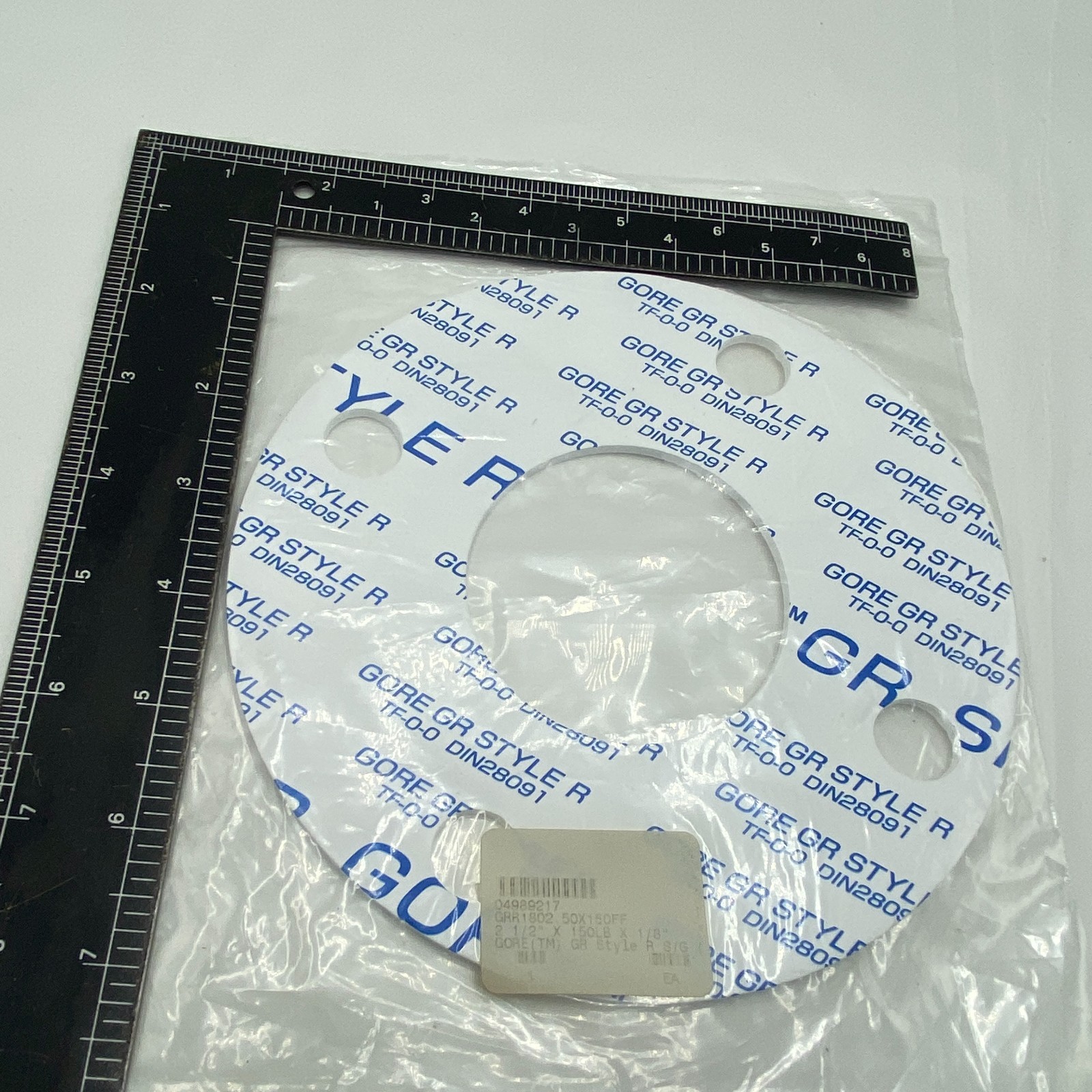 LOT OF 2 GORE GRR1802.50X150FF 2-1/2″ X 150LB X 1/8″ GASKET GR STYLE R DIN28091