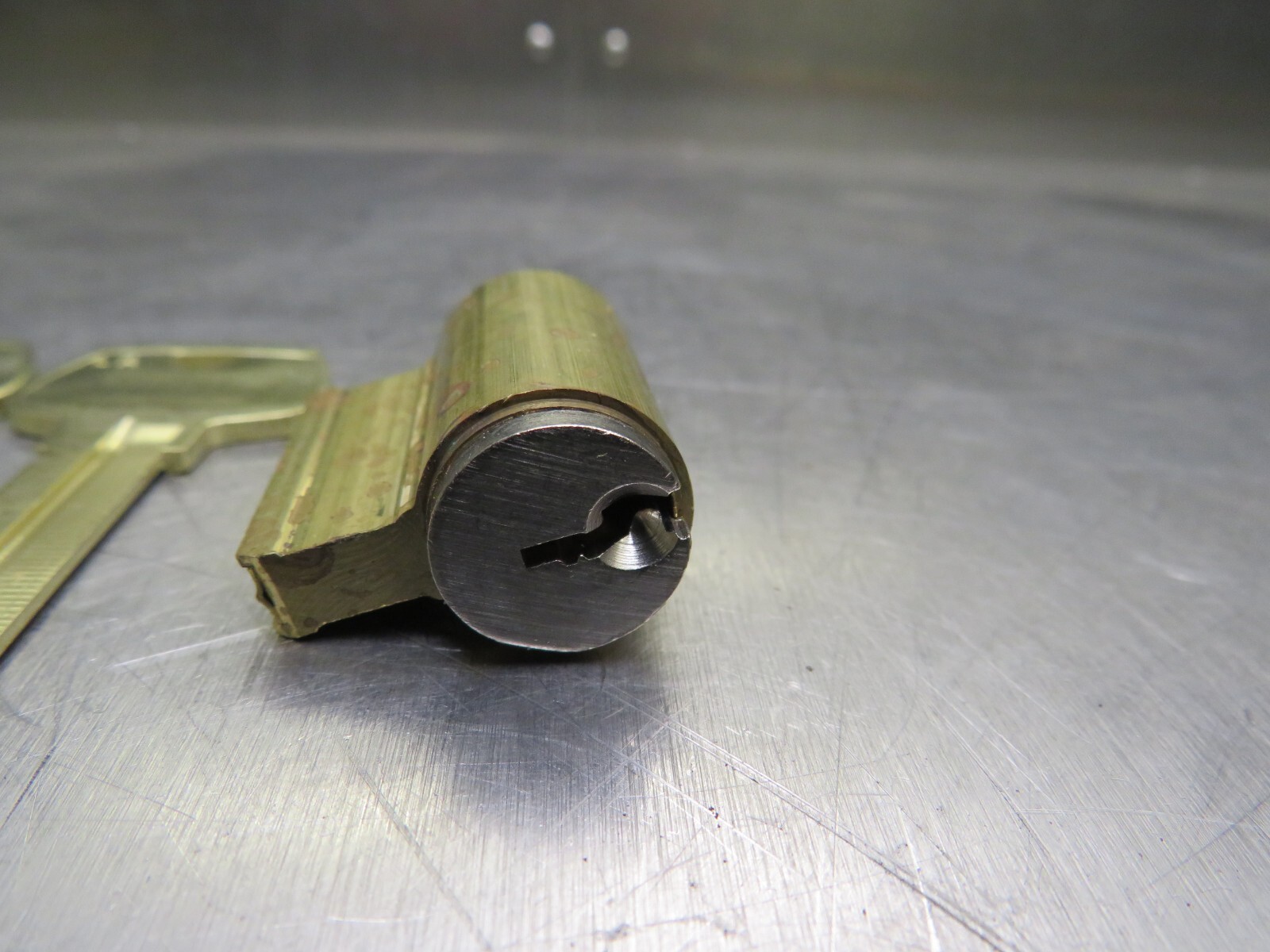 Sargent LA Key Blank Lot of 2 W/ Lock Cylinder