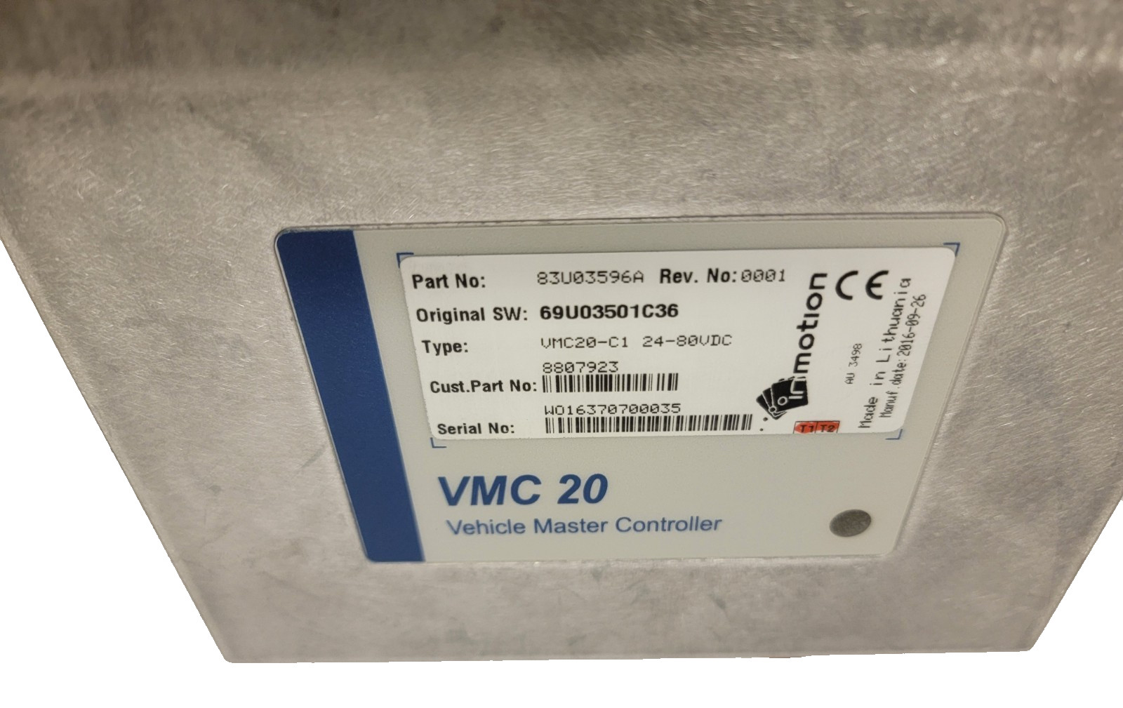 INMOTION 83U03596A VMC 20 Vehicle Master Controller
