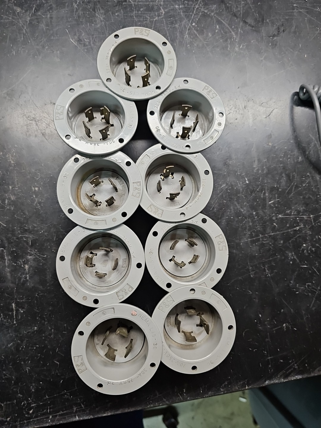 Lot 9 Pass & Seymour L15-30 Receptacle 30A 250V *FREE SHIPPING*