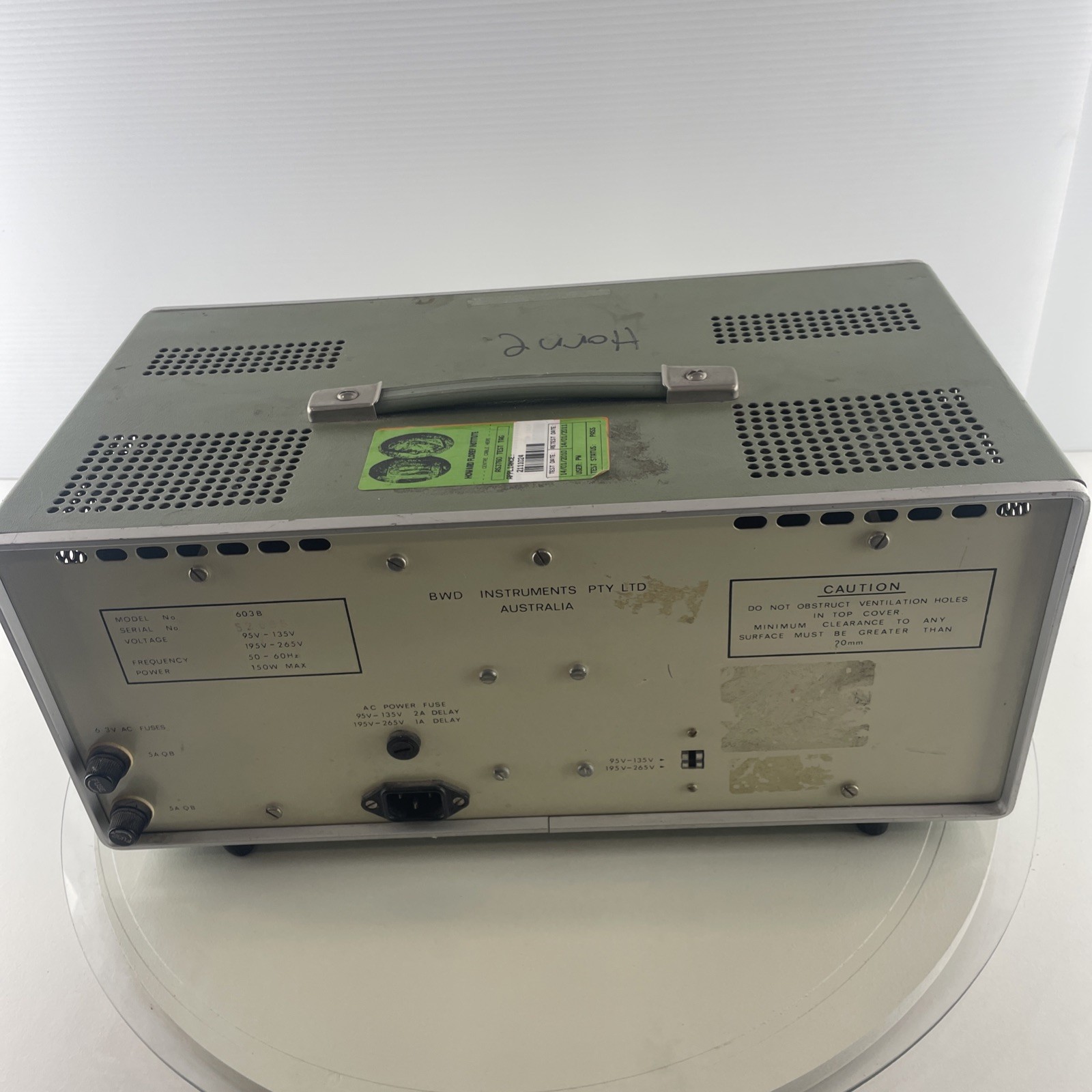 BWD Instruments BWD 603B Mini Lab Laboratory System – Parts and Repair