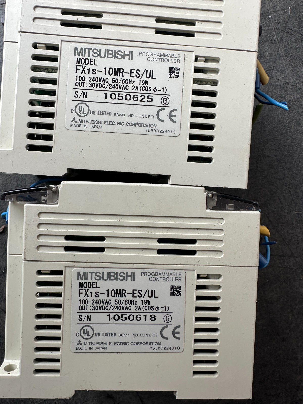 2 MITSUBISHI FX1S-10MR-ES CONTROLLER