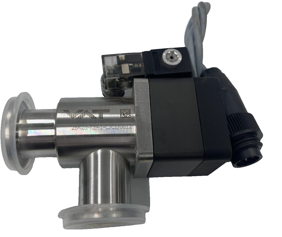VAT Series 264 26428-KE41-CJC1/0012 Solenoid Valve for Vacuum 24V DC