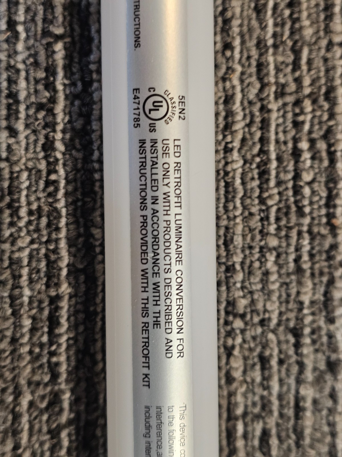Keystone KT-LED18T8-U6GC 6-In Direct Drive U-Bend T8 LED Lamp 18W 4000K