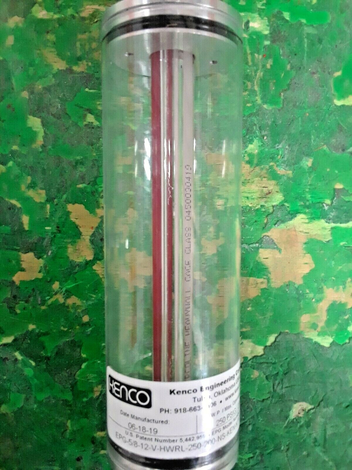 🟠KENCO TUBULAR CONNECTION LEVEL GAUGE PESSCO IS OFFERING 1 R012222-7 🗽