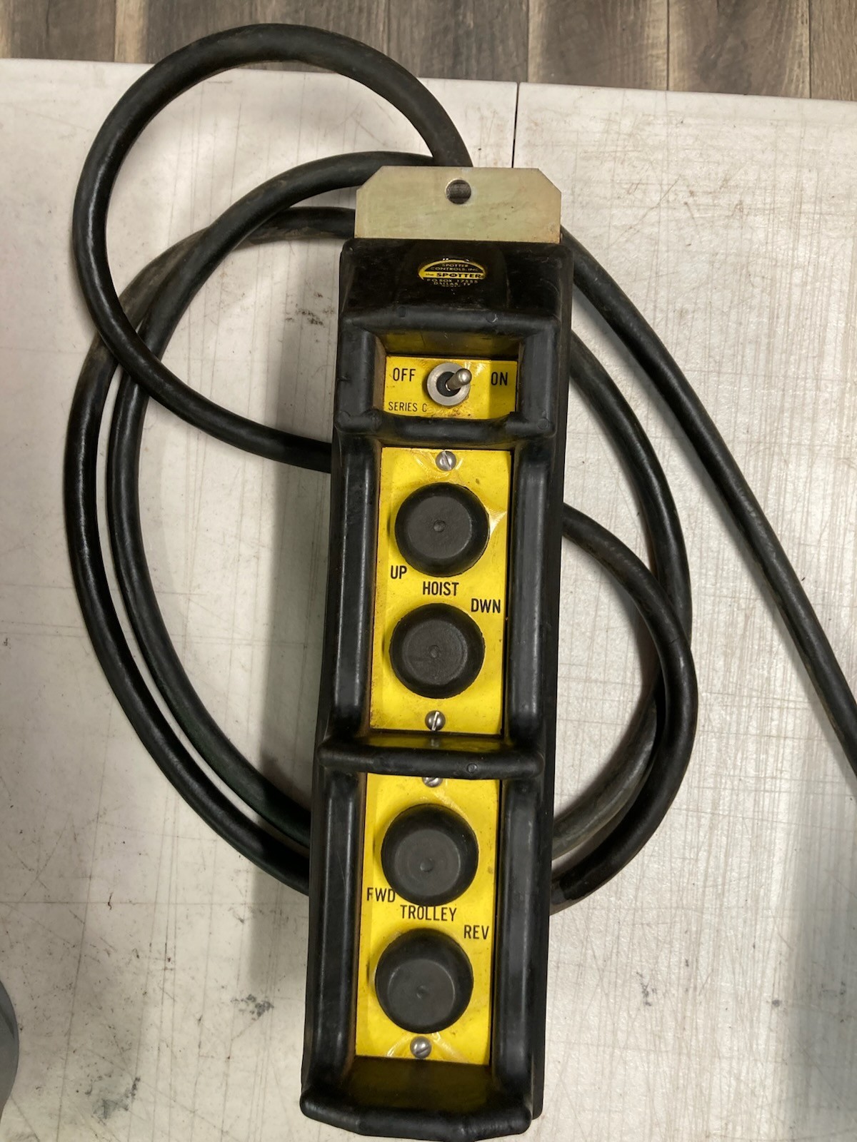 SPOTTER CONTROLS The Spotter SERIES C Hoist Crane Trolley Push Button Station