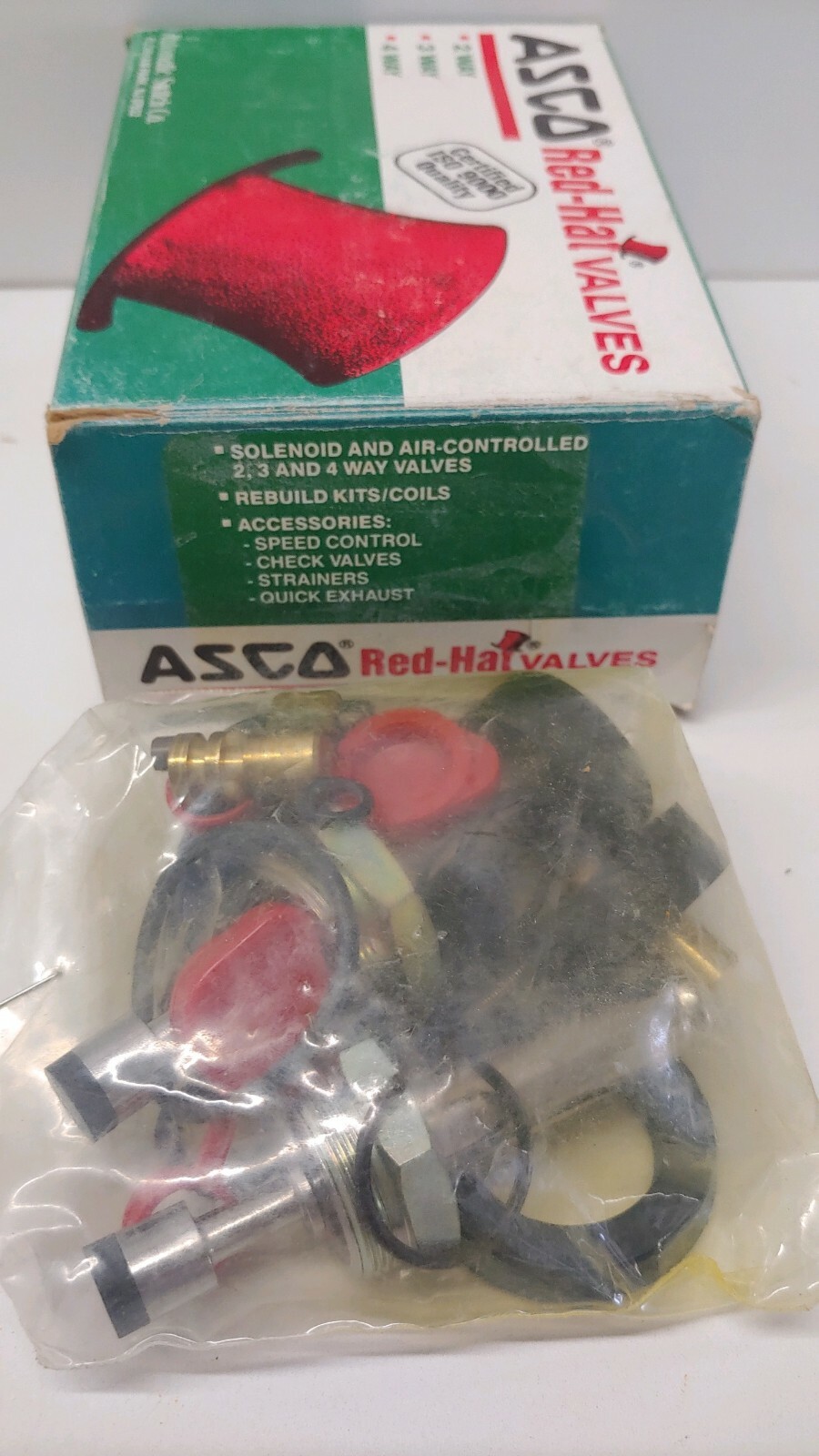 NEW OLD STOCK! ASCO SOLENOID VALVE REBUILD KIT 01675 KBSS 7258 0815