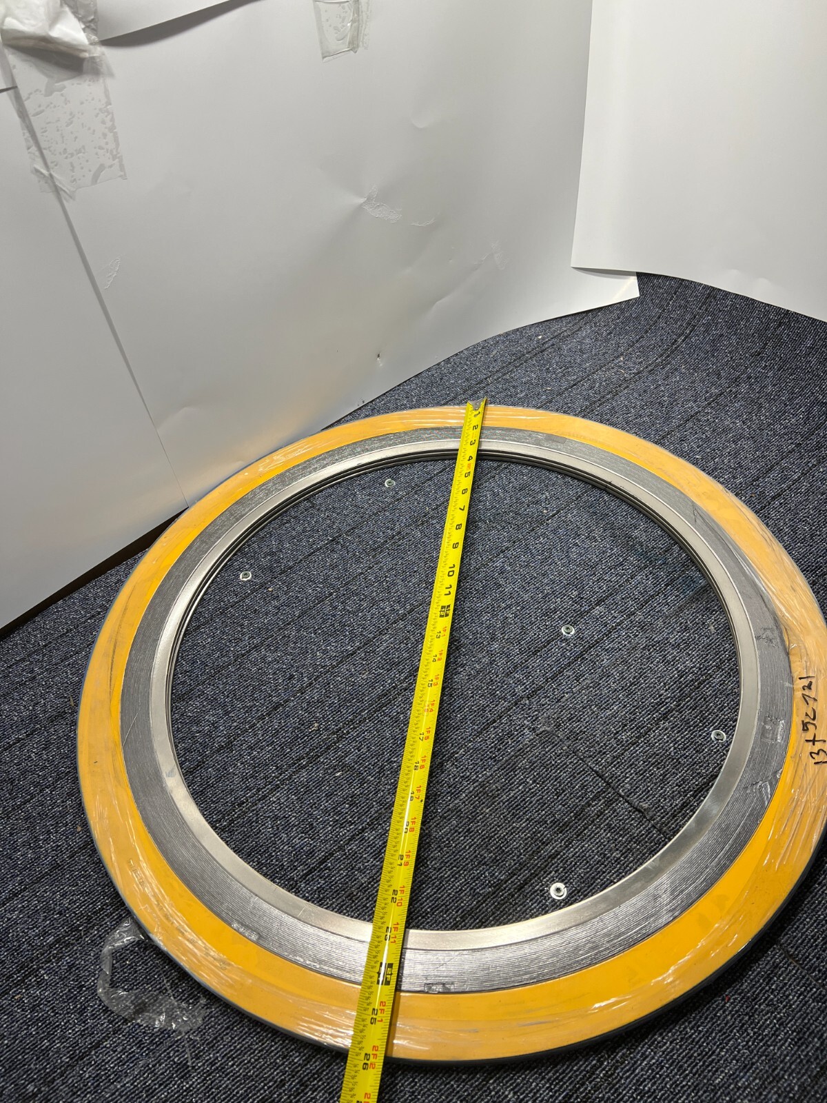 QTY 8 Flexitallic Spiral Wound Gasket 20″ 300 ASME B16.20 347/347/FG Yellow