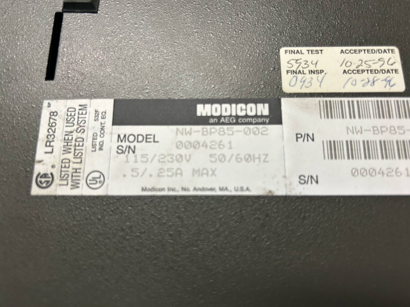 AEG Modicon NW-BP85-002 Bridge Plus Assembly NWBP85002
