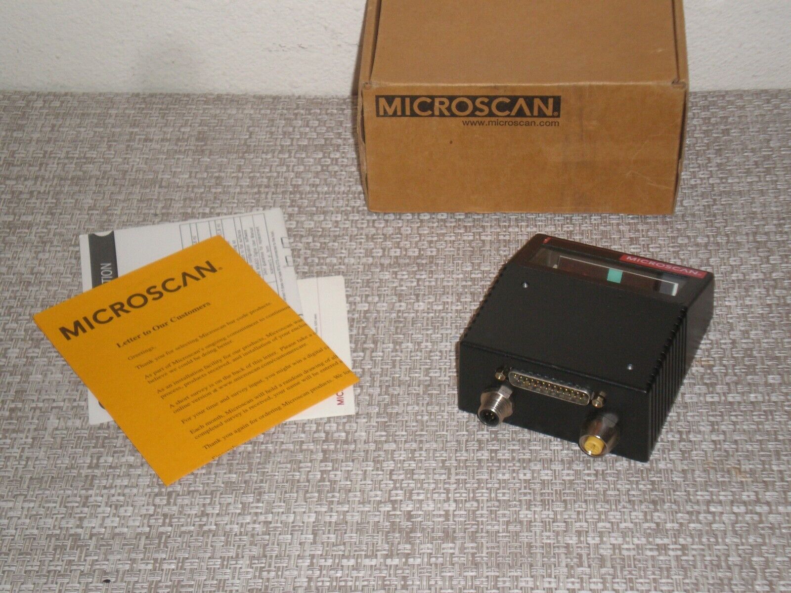 Microscan MS-850 Fixed Barcode Scanner FIS-0850-0002 Free Shipping!