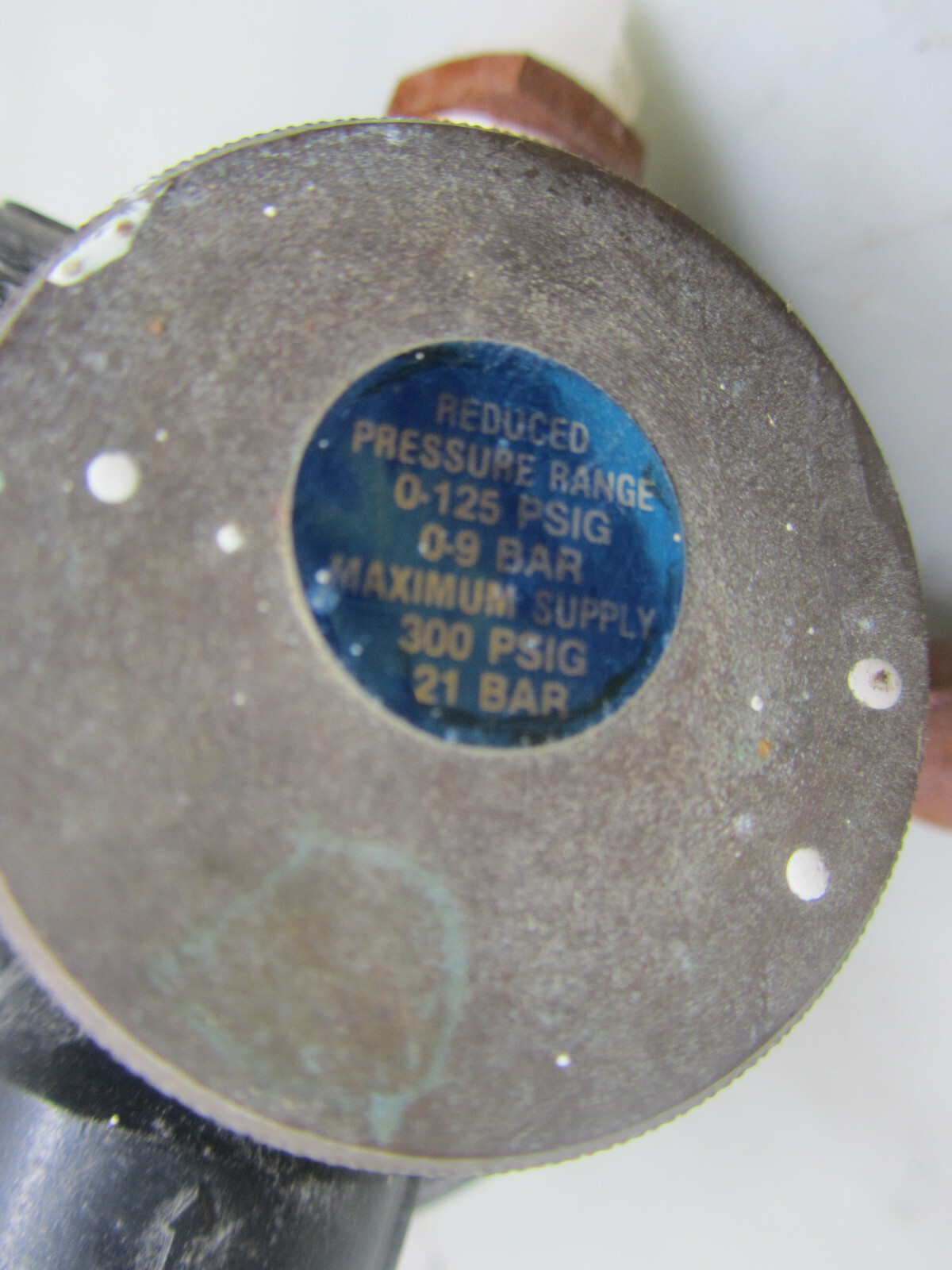 WATTS FLUIDAIR R113 REDUCED 0-125 PSIG 0-9 BAR, MAXIMUM 300 PSIG 21 BAR