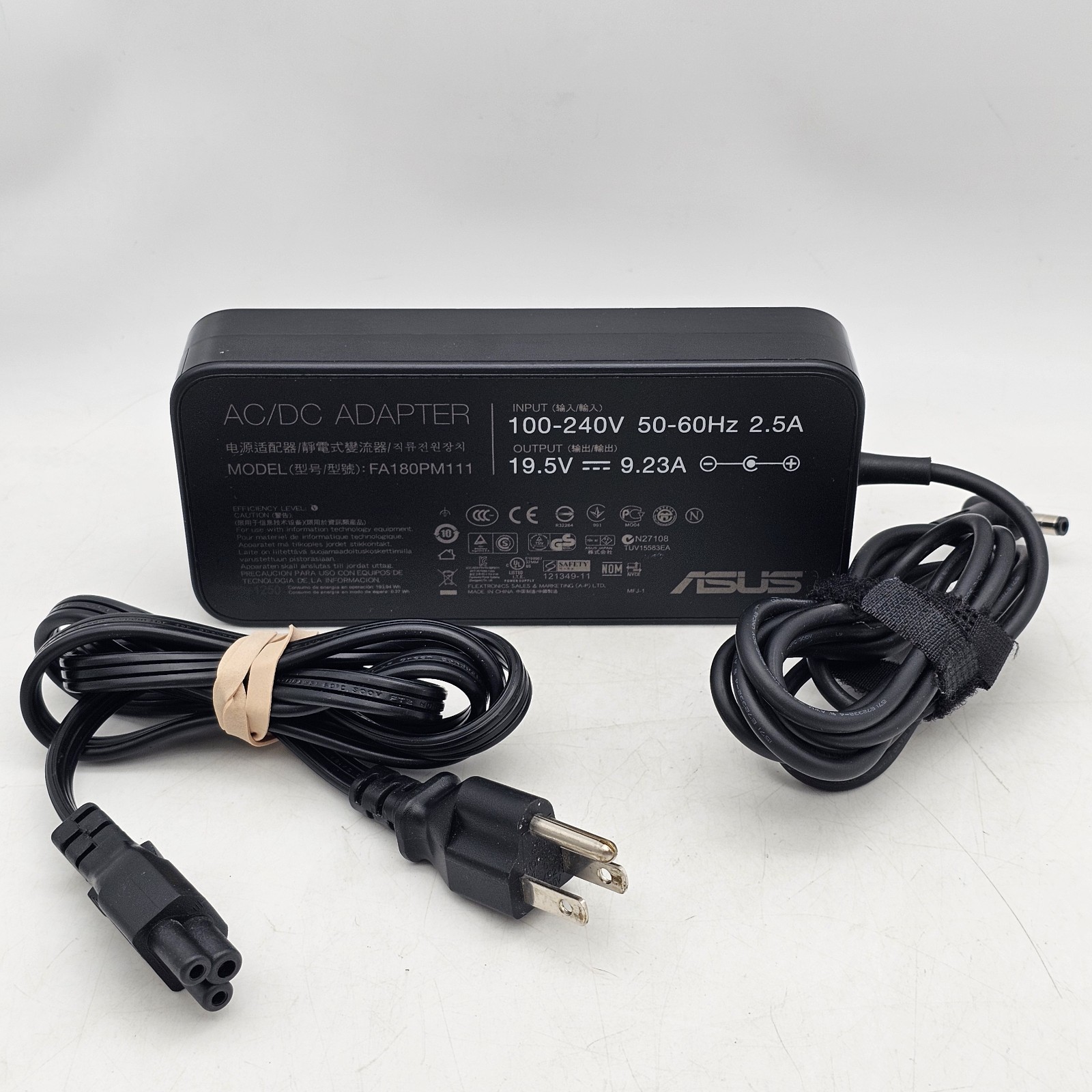 Genuine ASUS FA180PM111 19.5V 9.23A 180W Adapter Charger For Asus ADP-180HB D