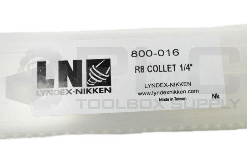 NEW LYNDEX-NIKKEN 800-016 R8 COLLET 1/4″