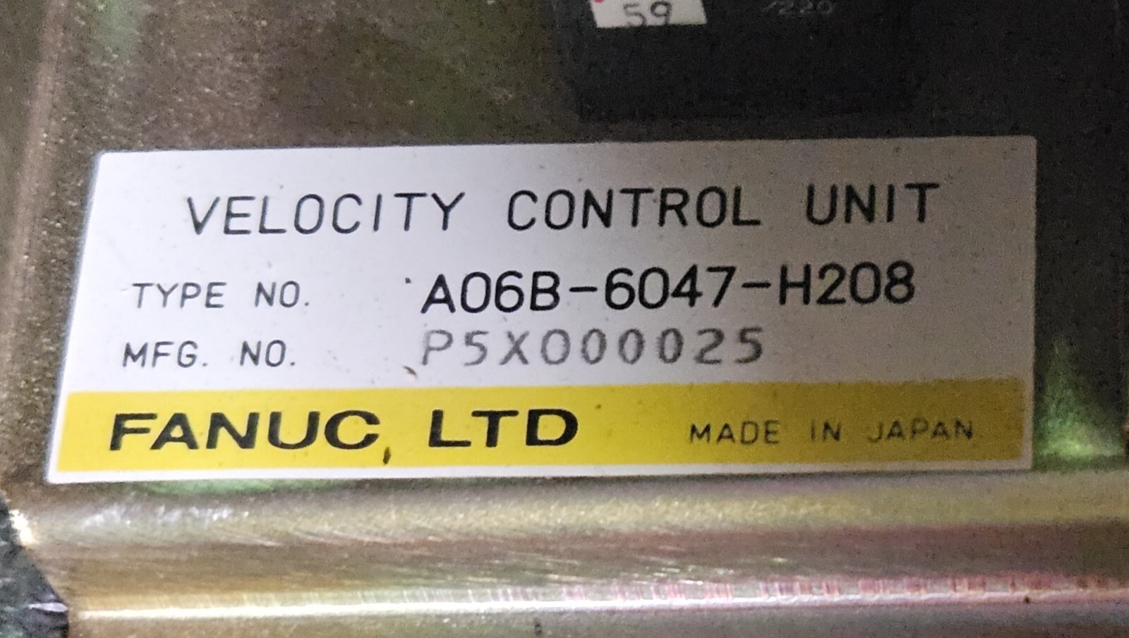 Fanuc A06B-6047-H208 Drive with PCBs A16B-1200-0230/A20B-1000-0220