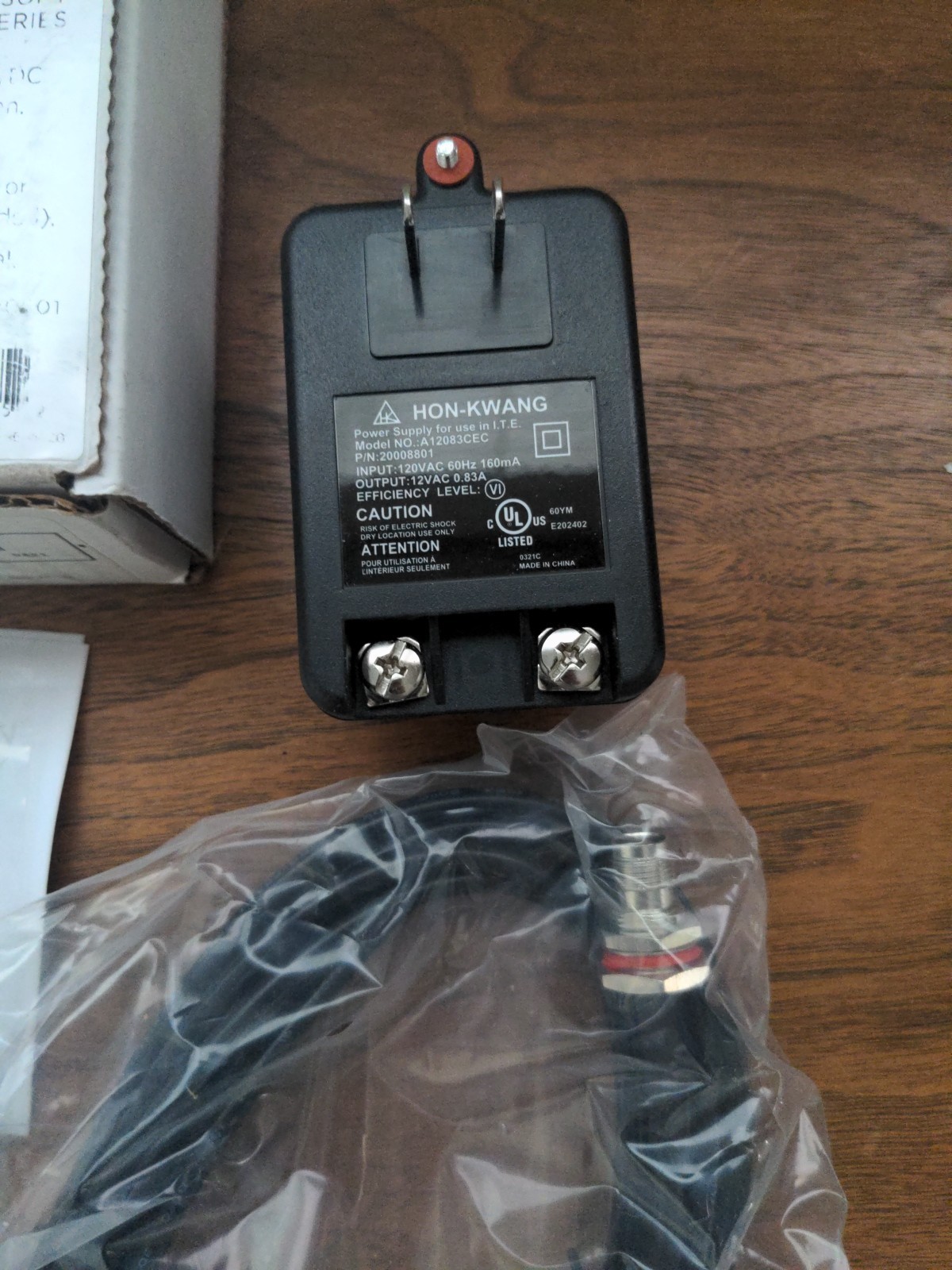 TG-PEM TELGUARD Zone Expander Extra Cable Power Plug Pack No Card