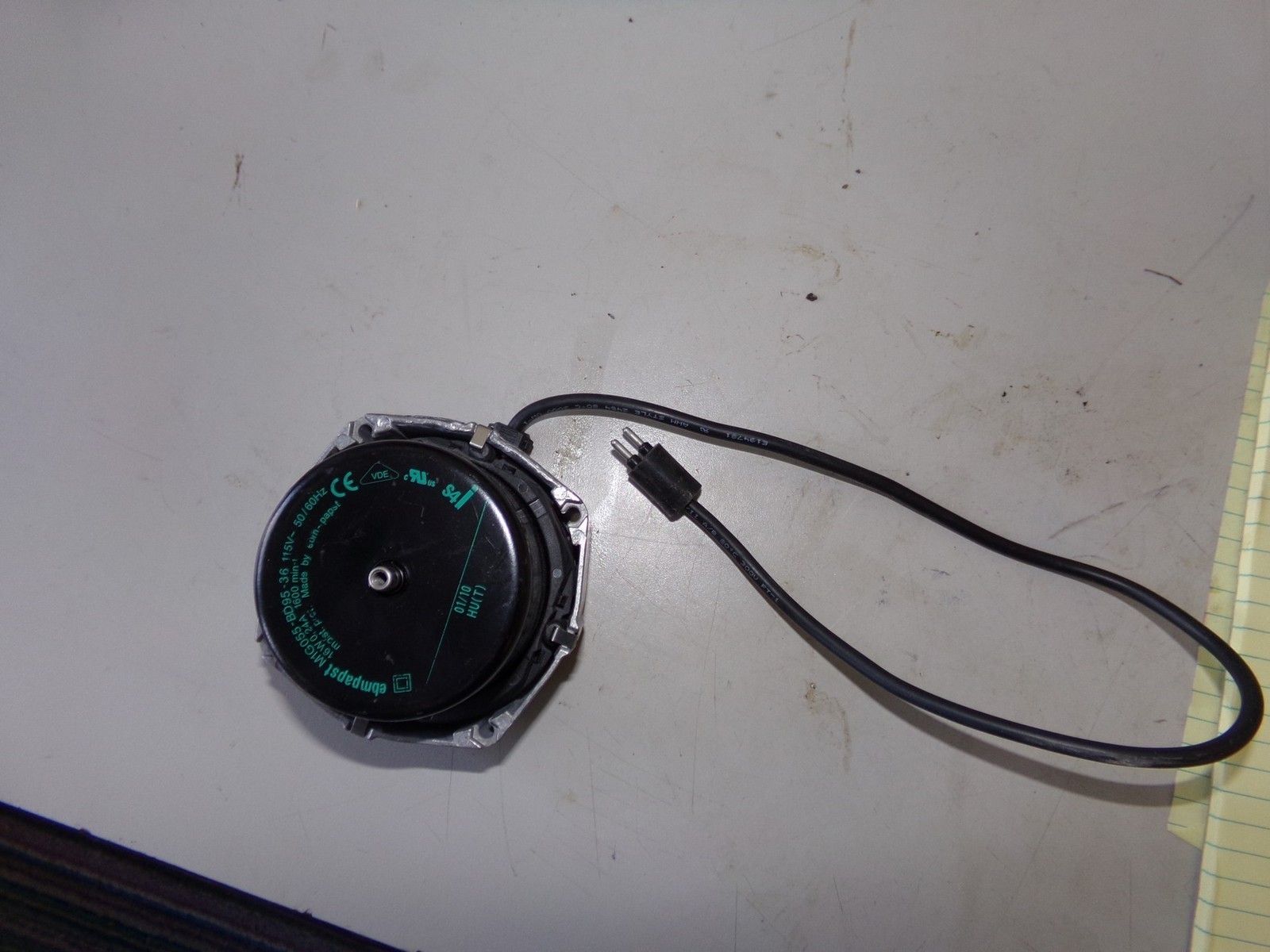 NEW EBM EBMPapst M1G055-BD95-36 Motor 115V 50/60Hz 16W0, 24A 1600 Min -1