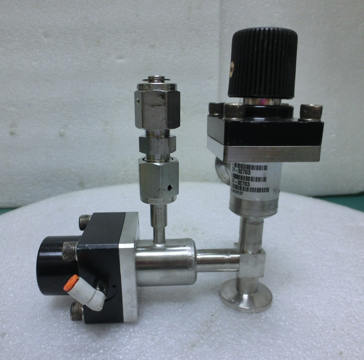 MKS HPS CV-32703 Vacuum Valve Assy,Used,~97488