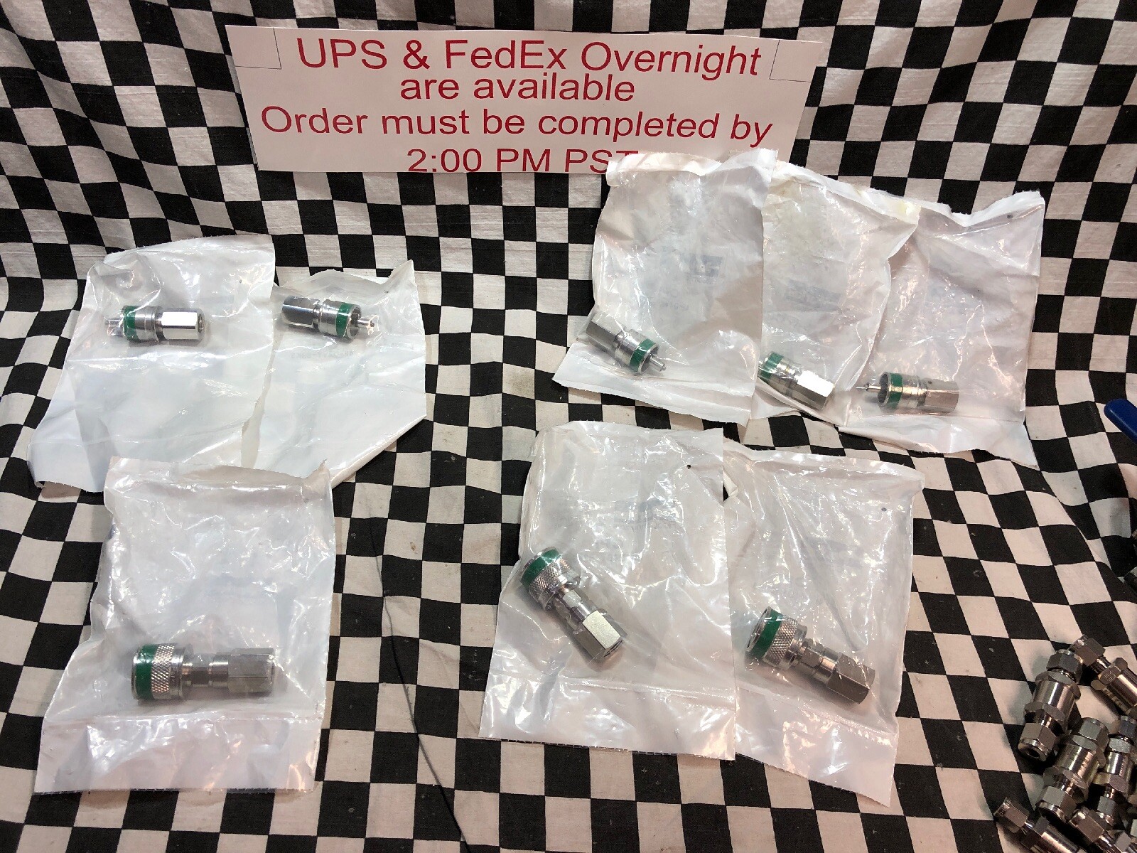 8x PARKER 4F-Q4VY-SSK3 & 4F-Q4VN-SSK3 & 4F-Q4CY-SSK3 & 4FQ4CN-SSK3 #ZN13