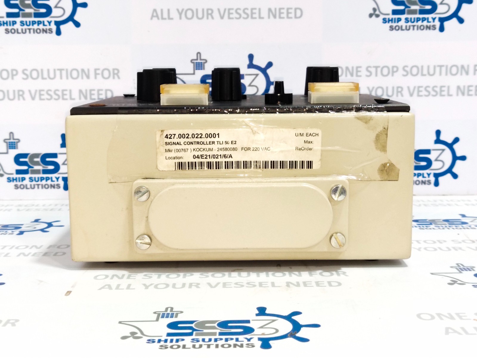 Kockum Sonics TLI 50 E-2 Signal Controller TLI 50 E2 For 220 VAC (Unused New)