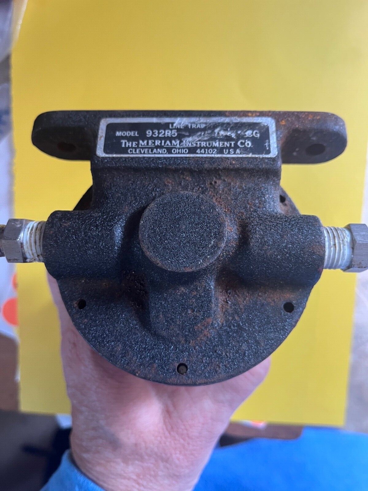 Meriam Instrument Line Trap 932R5, Type CG
