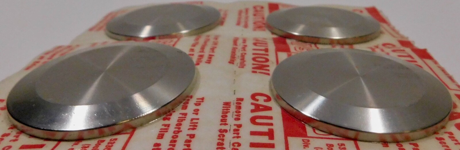 (Lot of 4) HPS / MKS Blank Flange Blind Flange Cap Vacuum Fitting NW40-304 SS