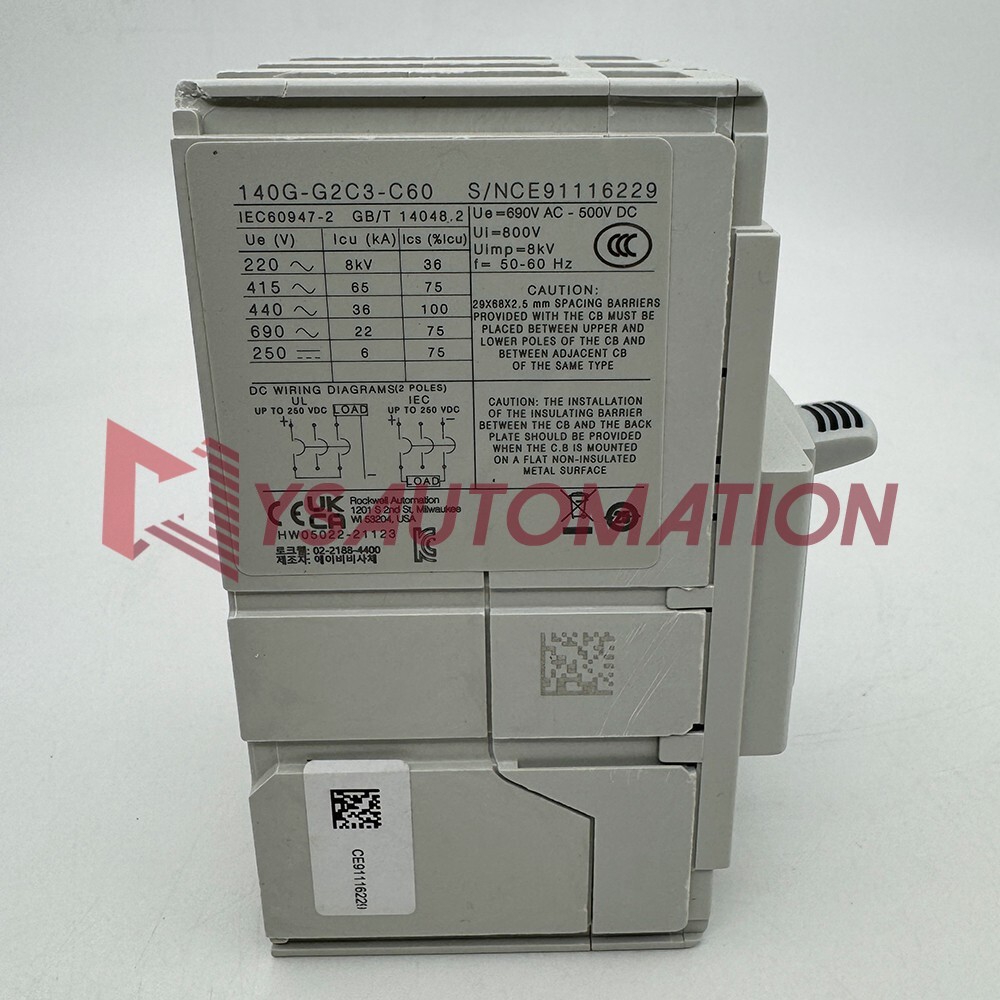 140G-G2C3-C60 New Original 140G 125A Frame Molded Case 60 A Ckt-Bkr 140GG2C3C60