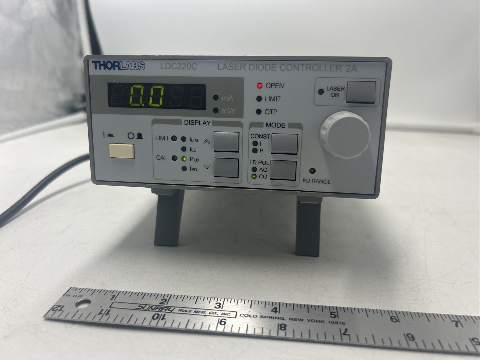 ThorLabs LDC202C Laser Diode Controller 200 mA