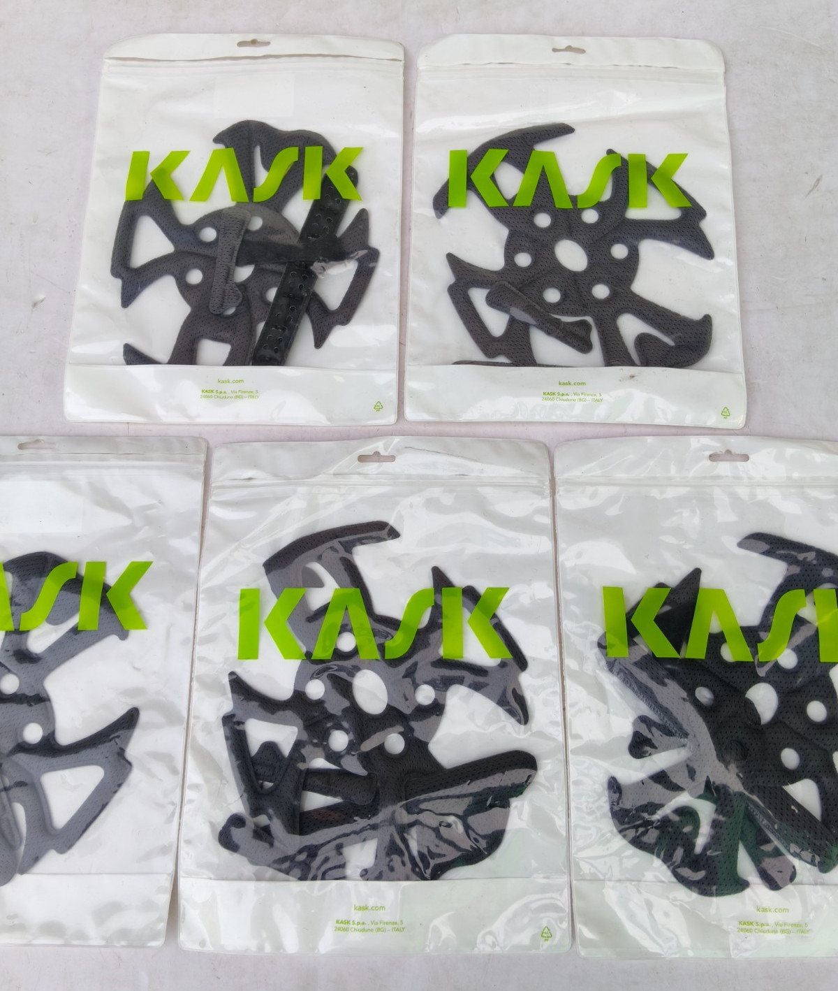 KASK WPA00006.000 ZENITH INTERNAL SPARE PAD LOT OF 5