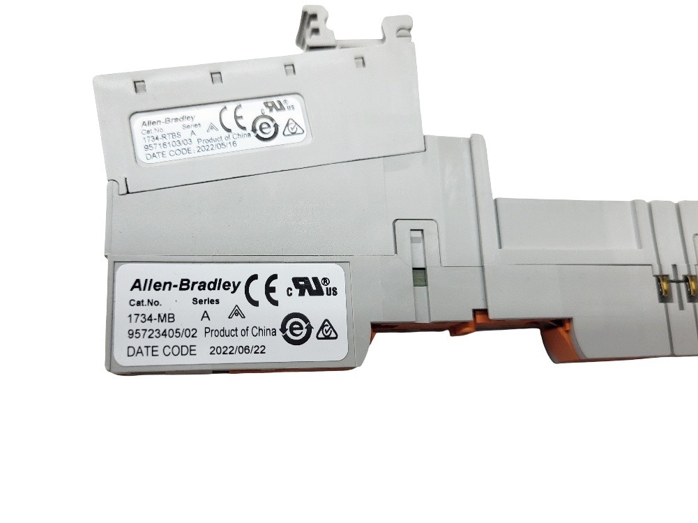 LOT OF 3 NEW ALLEN BRADLEY 1734-TBS /A I/O BASE W/ 1734-MB /A W/ 1734-RTBS /A