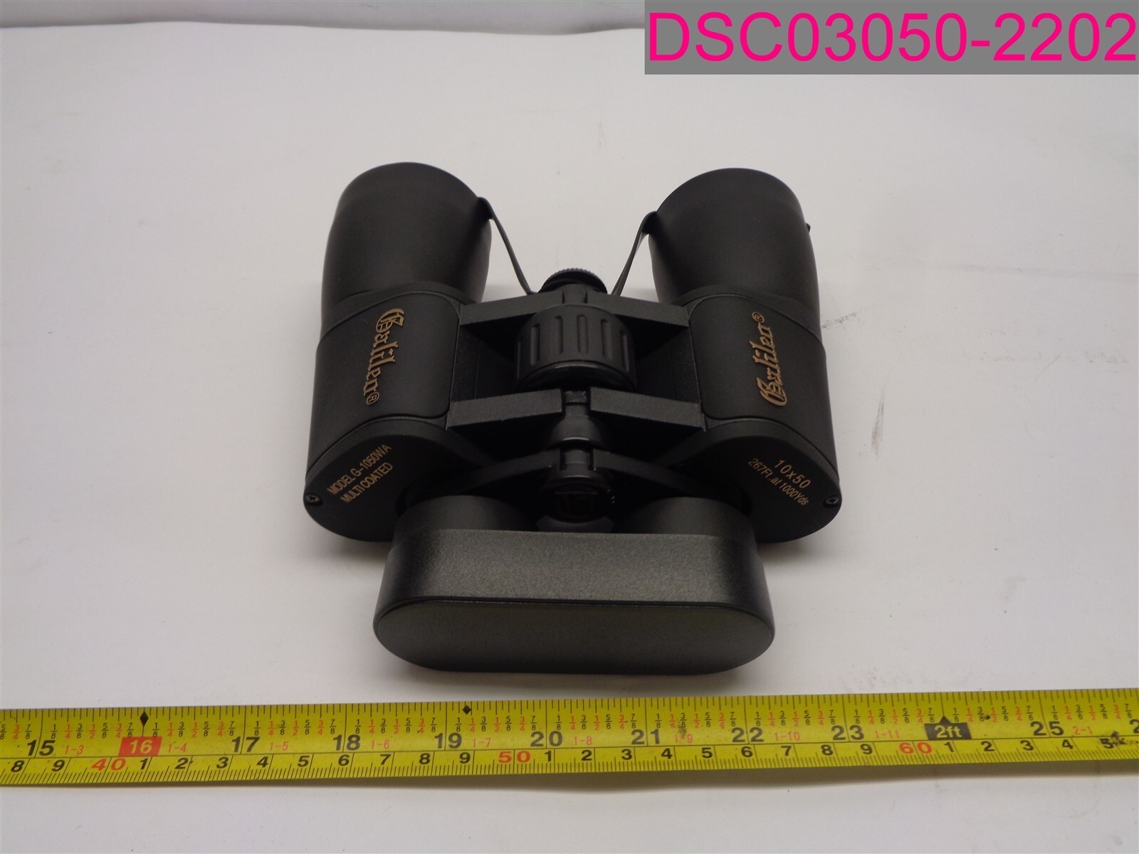 Galileo G-1050WA Binoculars, 10×50 Multicoated Black w/ Case
