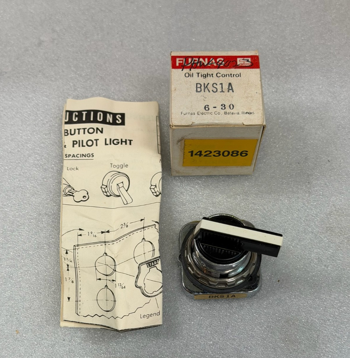 Furnas Electric BKS1A Selector Switch